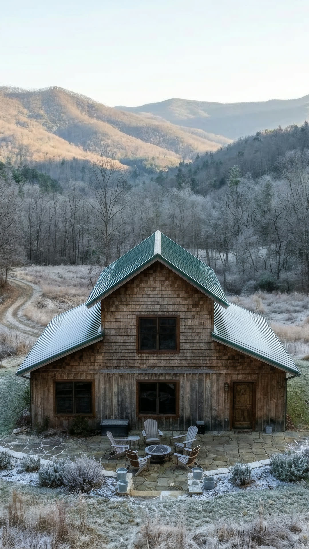 Cabin, front door approach source still