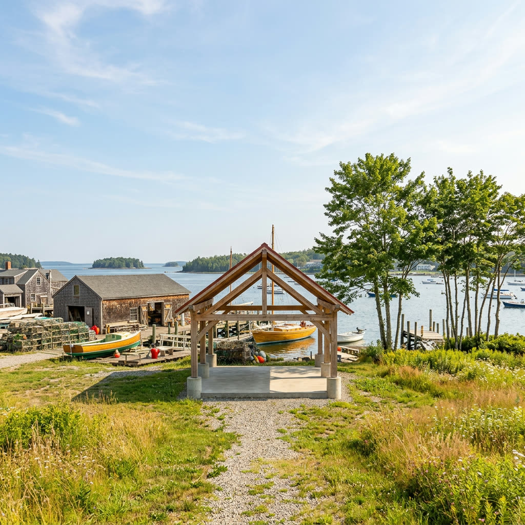 Harbour pavilion, fly through source still